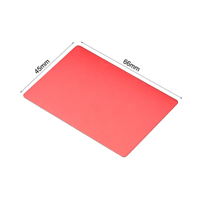 Harfington Uxcell Blank Metal Card Anodized Aluminum Plate for DIY Laser Engraving