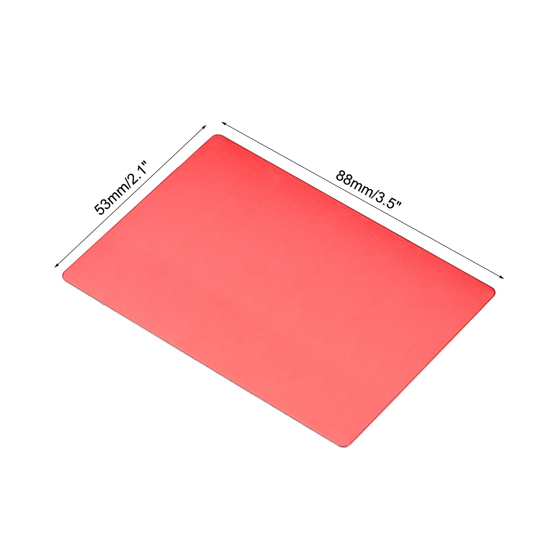 uxcell Uxcell Blank Metal Card Anodized Aluminum Plate for DIY Laser Engraving