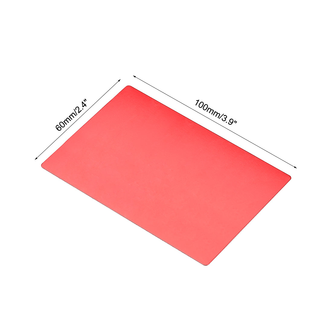 uxcell Uxcell Blank Metal Card Anodized Aluminum Plate for DIY Laser Engraving