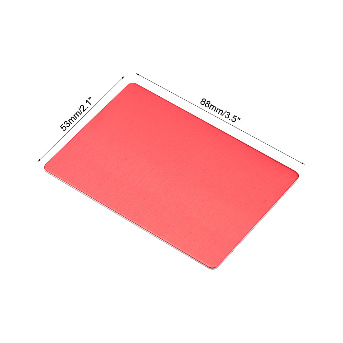 uxcell Uxcell Blank Metal Cards Anodized Aluminum Plate for DIY Laser Engraving