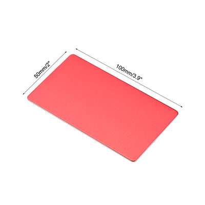 Harfington Uxcell Blank Metal Cards Anodized Aluminum Plate for DIY Laser Engraving