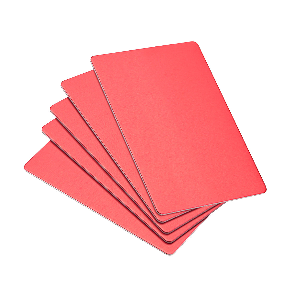 uxcell Uxcell Blank Metal Cards Anodized Aluminum Plate for DIY Laser Printing