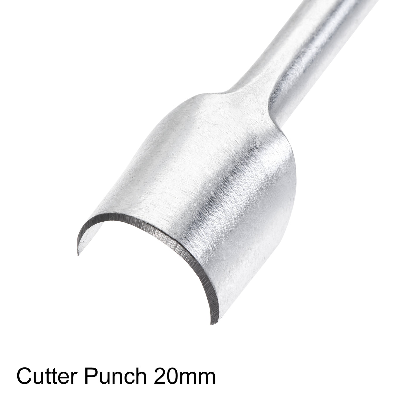 Uxcell Uxcell Half-Round Leather Cutter Punch 50mm Strap End Punch Tool for DIY Craft