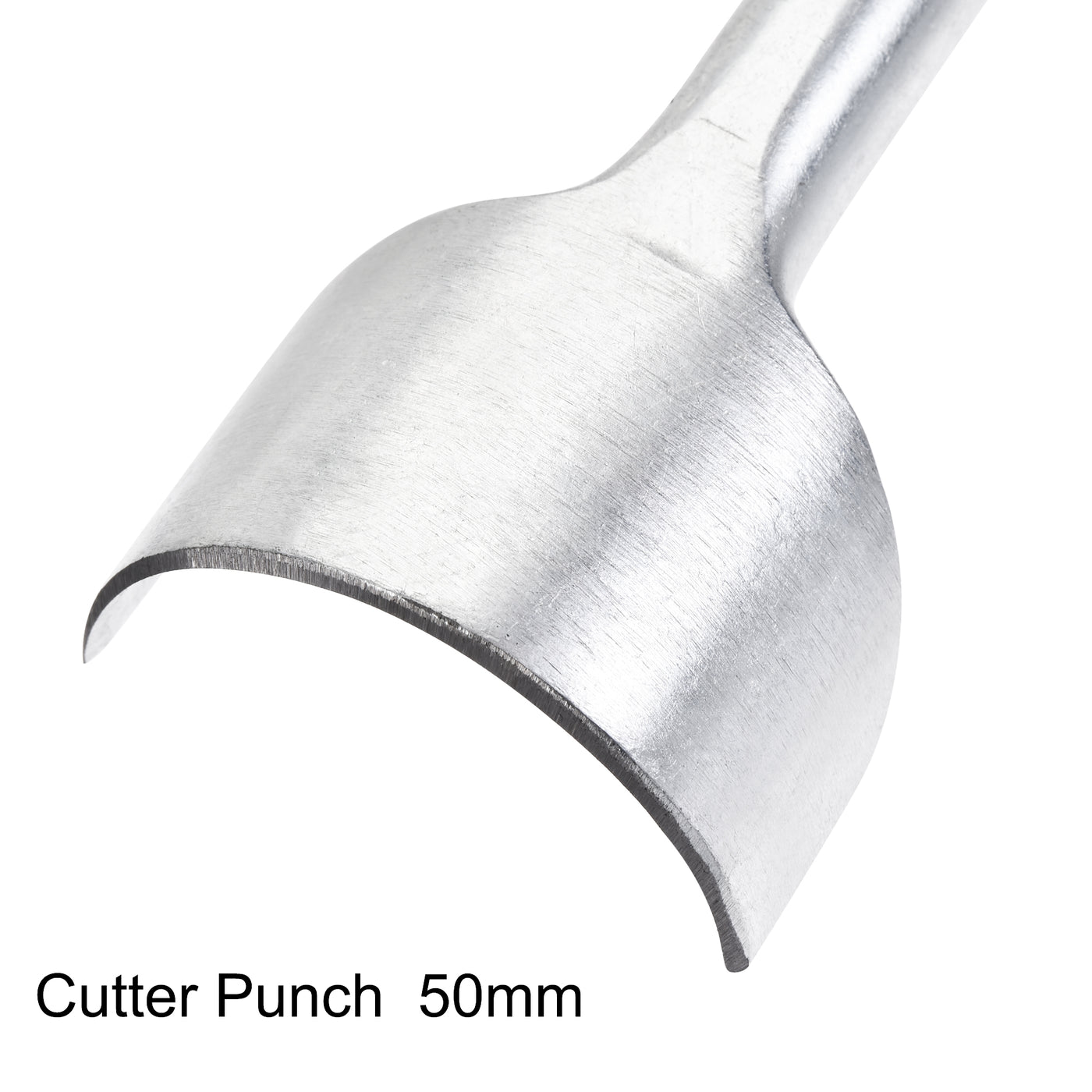 Uxcell Uxcell Half-Round Leather Cutter Punch 50mm Strap End Punch Tool for DIY Craft