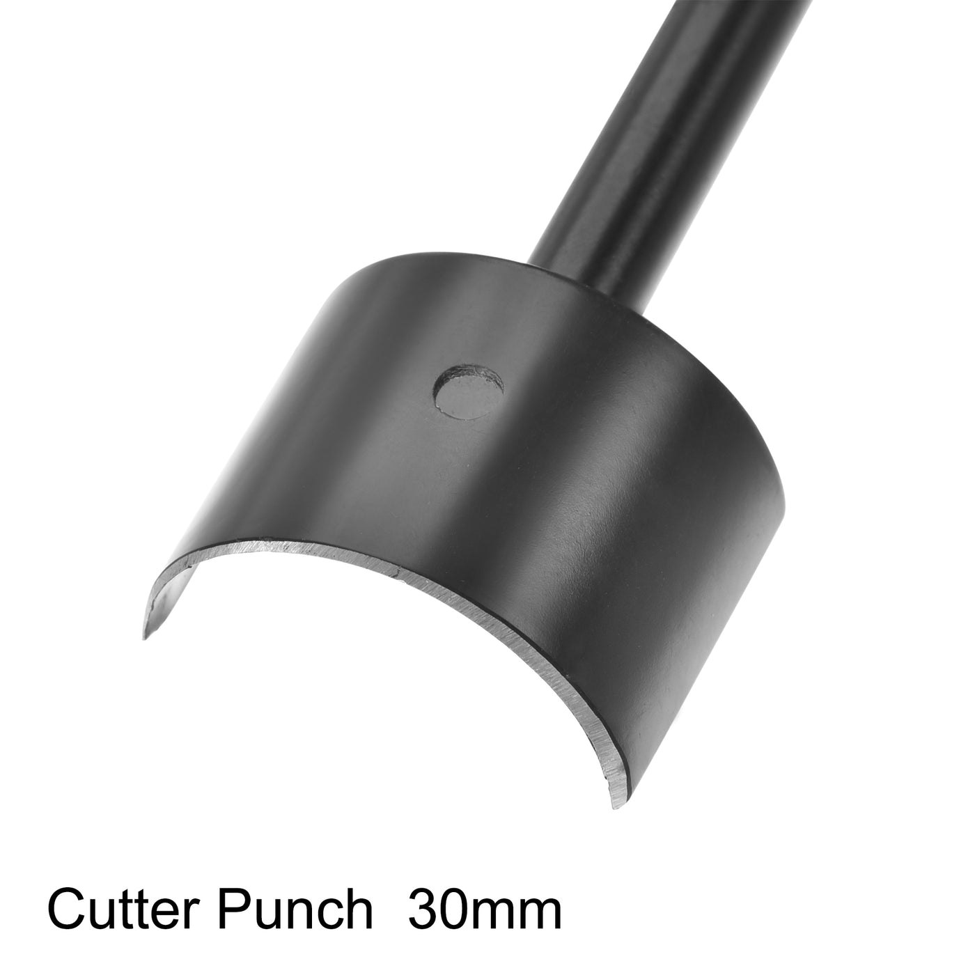 Uxcell Uxcell Half-Round Leather Cutter Punch 15mm Anti-Rust Strap End Punch Tool for DIY