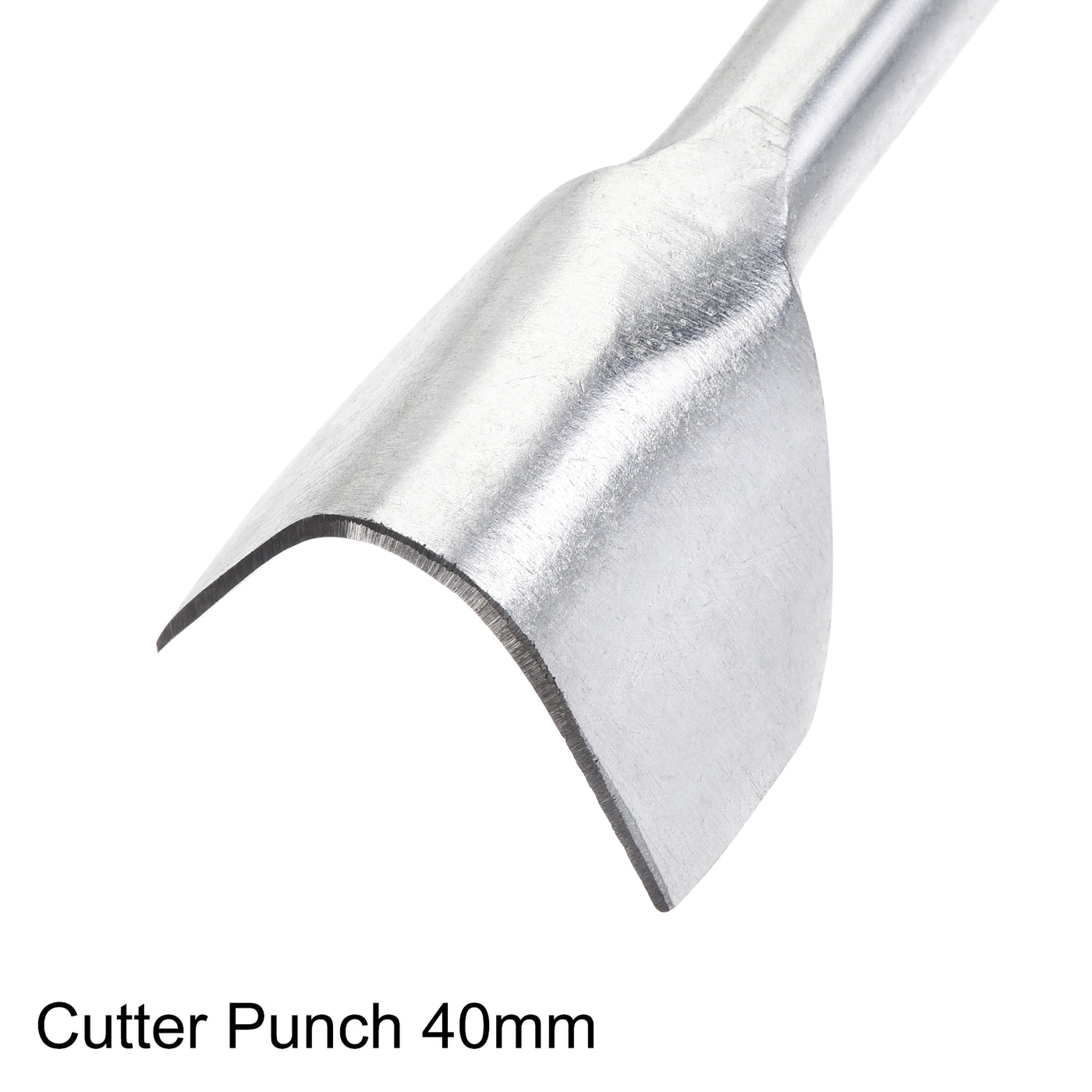 Uxcell Uxcell V-Shape Leather Cutter Punch 40mm Strap End Punch Tool for DIY Craft