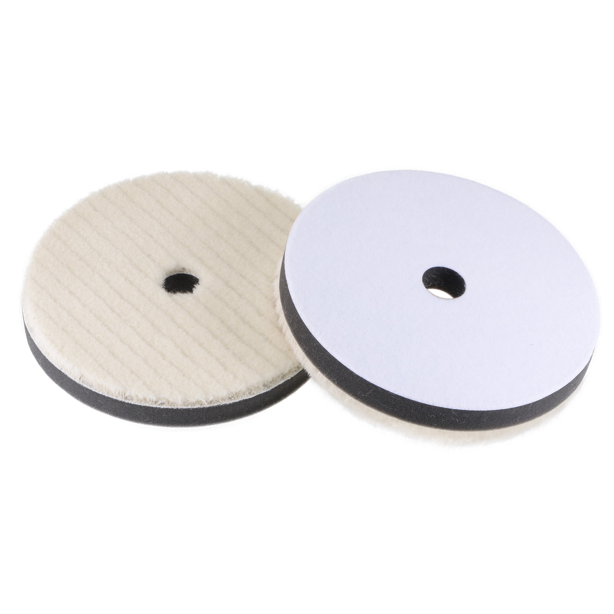 3 Pads De Polissage Laine 6 Pouces - éponge Feutre Avec Trou - Qualité Coarse