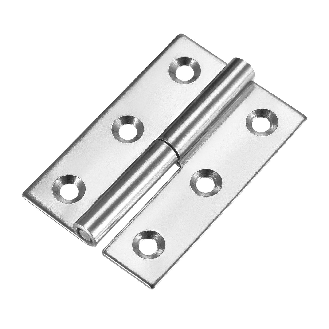 uxcell Uxcell Lift Off Hinge , Mini Stainless Steel Hinge Detachable Slip Joint Small Flag Hinges 75mm Long 50mm Open Width