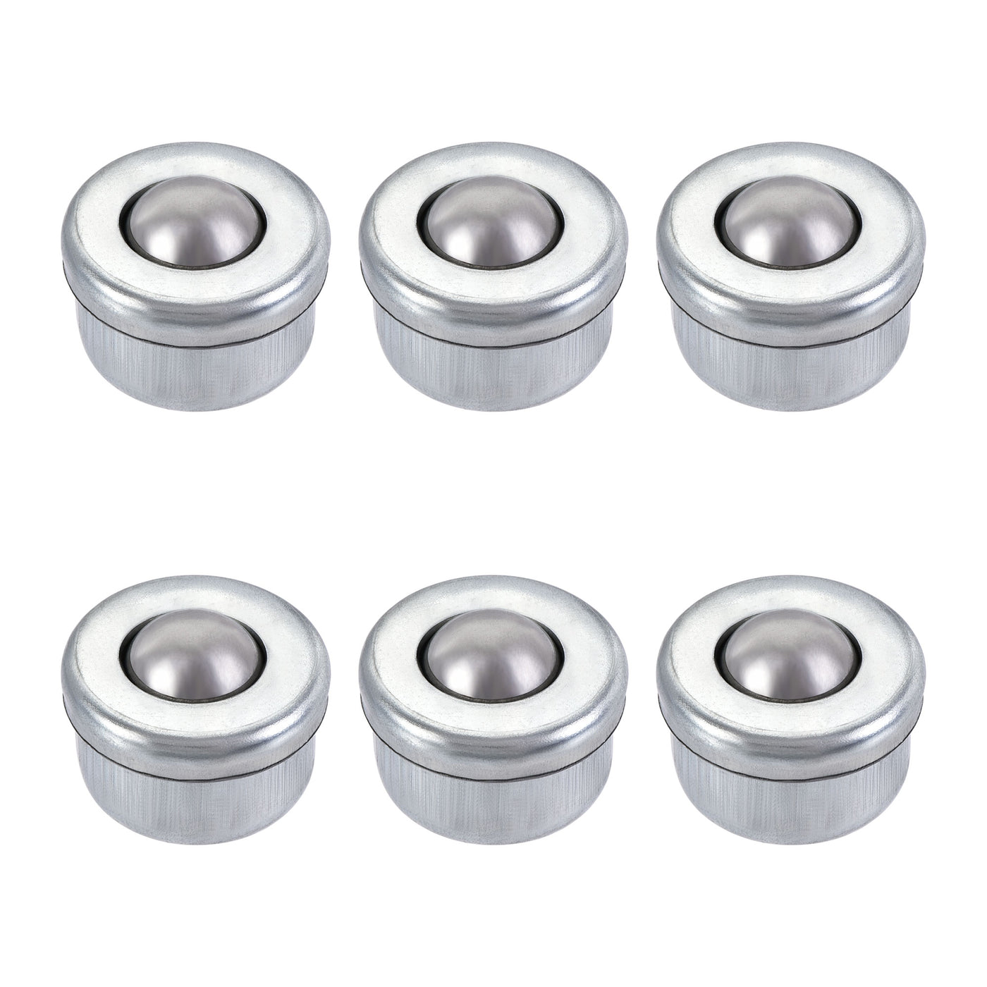 uxcell Uxcell Ball Transfer Bearing Unit 8mm 6.6Lbs Carbon Steel Drop-in Type for Transmission 6pcs