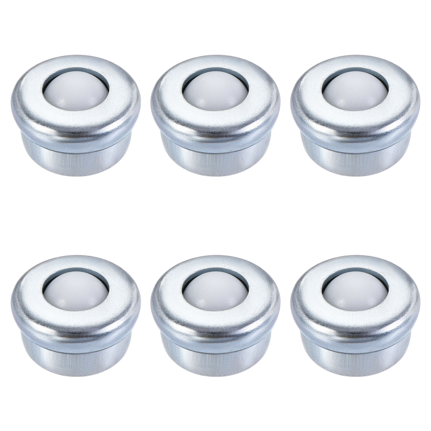 uxcell Uxcell Ball Transfer Bearing Unit 8mm 6.6Lbs Nylon Drop-in Type for Transmission 6pcs