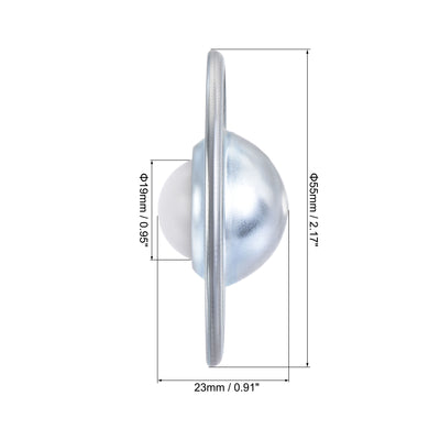 Harfington Uxcell Ball Transfer Bearing Unit mm Lbs Nylon Flange-mount Type for Transmission 4pcs