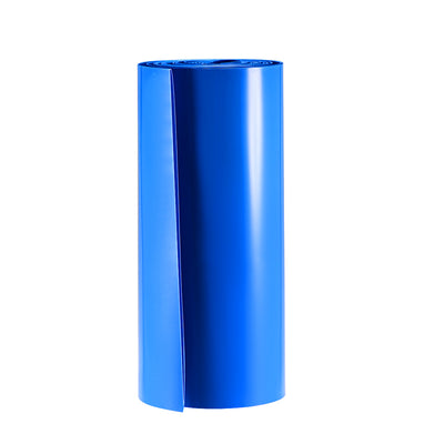 Harfington Uxcell Battery Wrap, 240mm Width 3 Meters PVC Heat Shrink Tube Wraps Blue