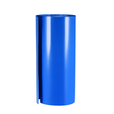 Harfington Uxcell Battery Wrap, 240mm Width 3 Meters PVC Heat Shrink Tube Wraps Blue