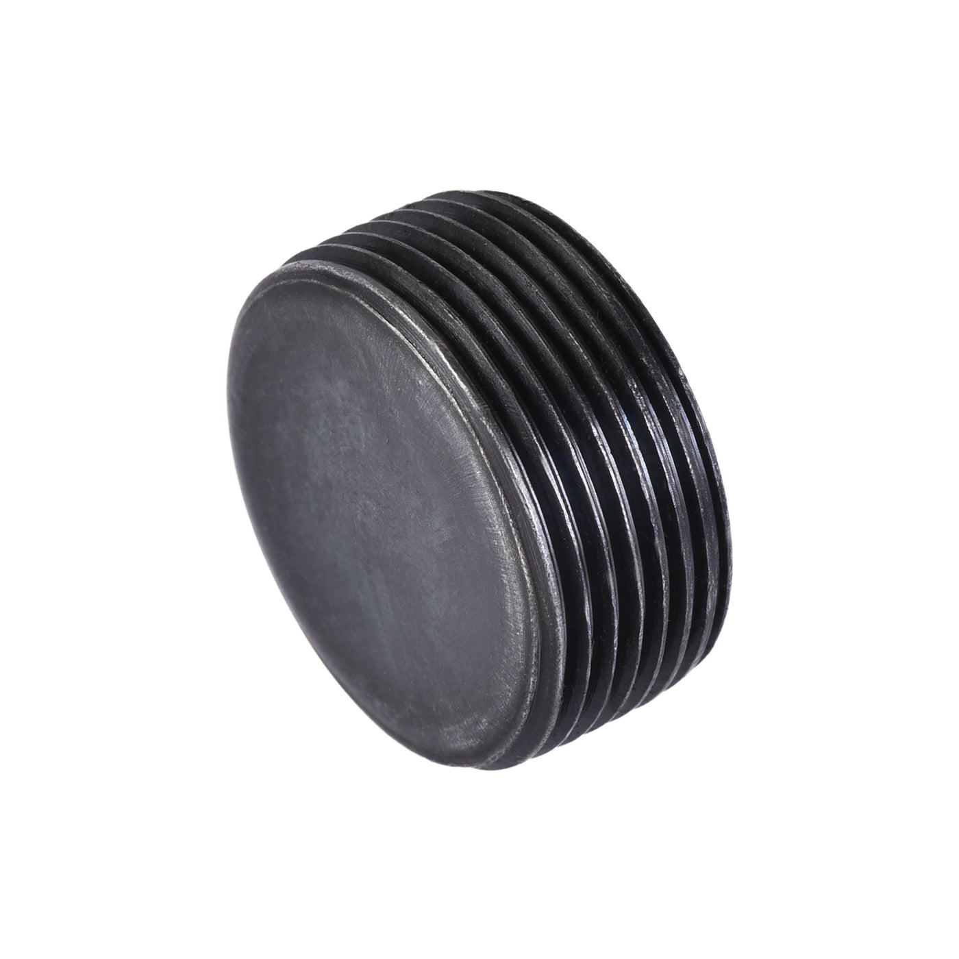 Uxcell Uxcell Carbon Steel Internal Hex Thread Socket Pipe Plug M27x1.5 Male Thread Black
