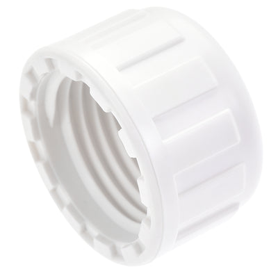 Harfington Uxcell 1/2PT Pipe Fitting Cap PVC Female Thread Hose Connector Pipes End White 20Pcs