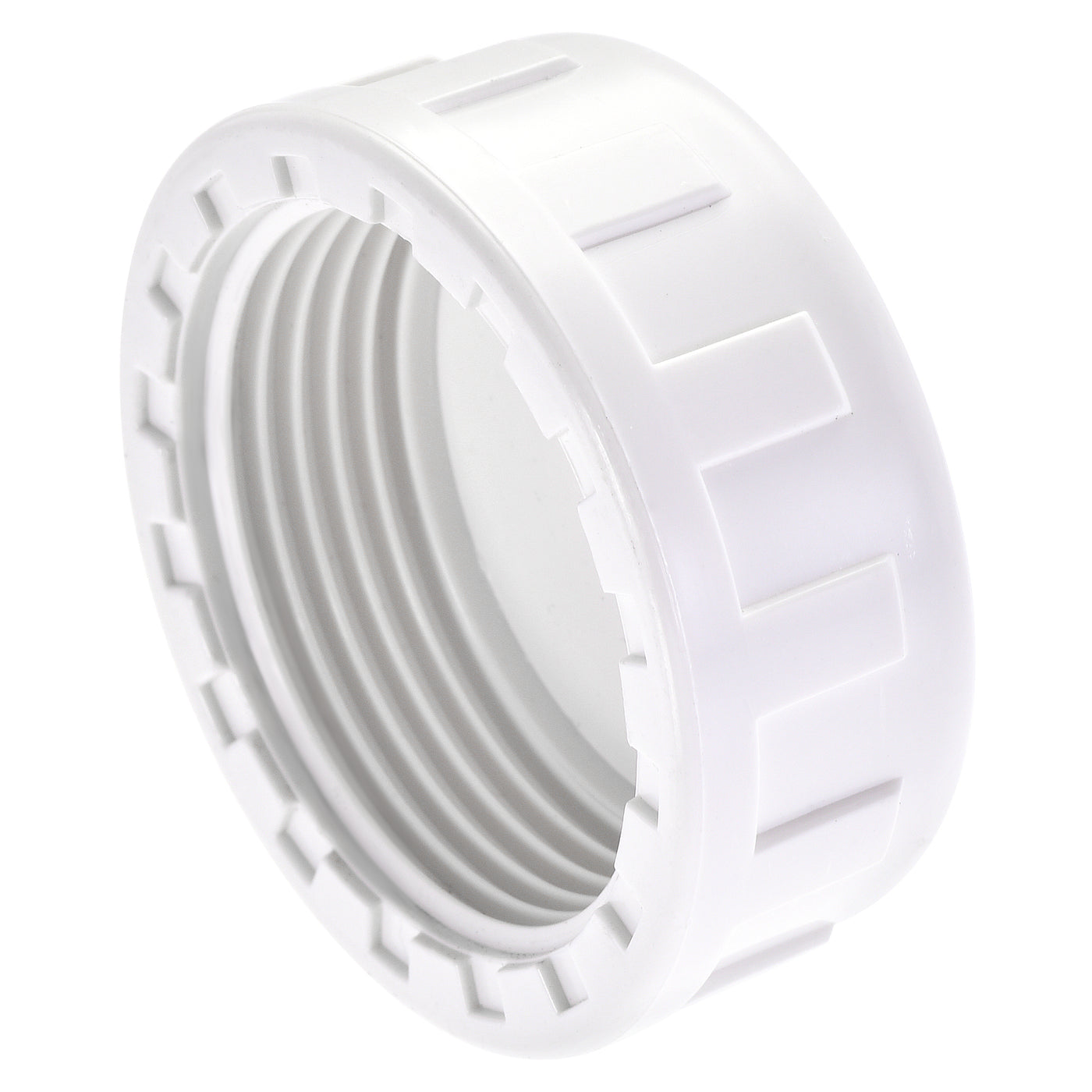 Uxcell Uxcell 2PT Pipe Fitting Cap PVC Female Thread Tube Connector Pipes End White