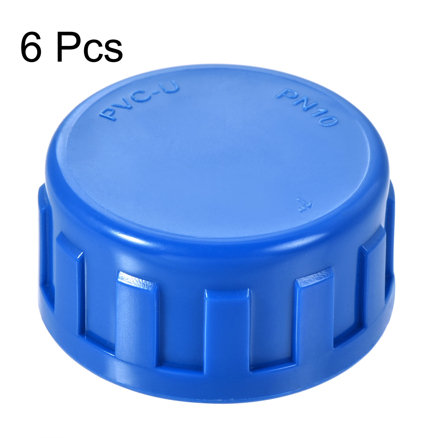 uxcell Uxcell G Pipe Fitting Cap, PVC Female Thread Hose Connector, for Garden and Outdoor Water Pipes End, 6Pcs