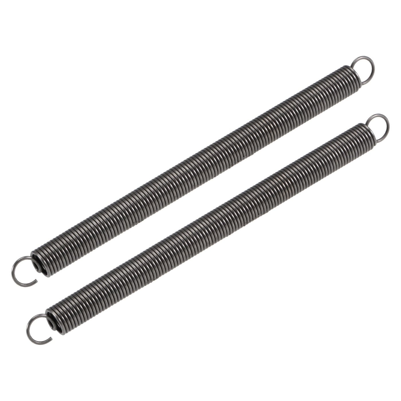 Uxcell Uxcell 1.2mmx10mmx150mm Extended Compression Spring ,6.6Lbs Load Capacity,Grey 2pcs