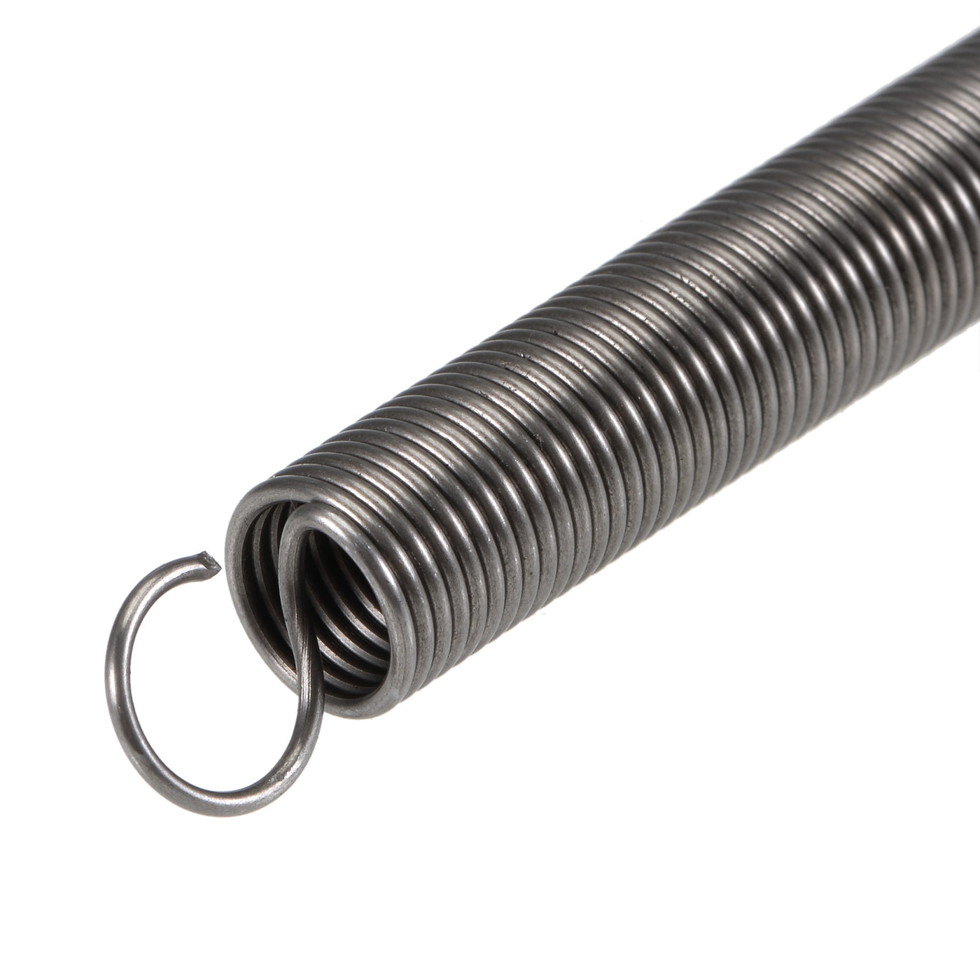 uxcell Uxcell 1mmx10mmx80mm Extended Tension Spring ,3.3Lbs Load Capacity,Grey 4pcs