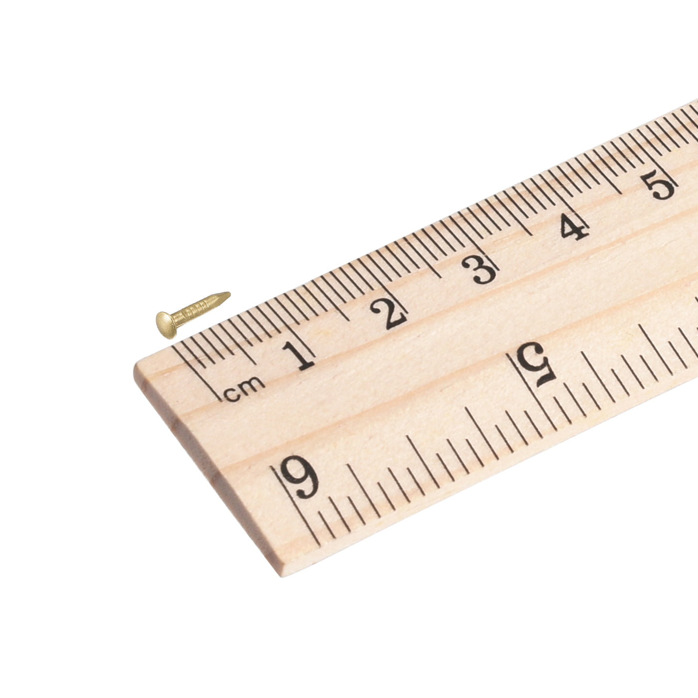 Small Tiny Brass Nails 2.8x25mm For DIY Decorative Pictures Wooden Boxes Household Accessories 10pcs