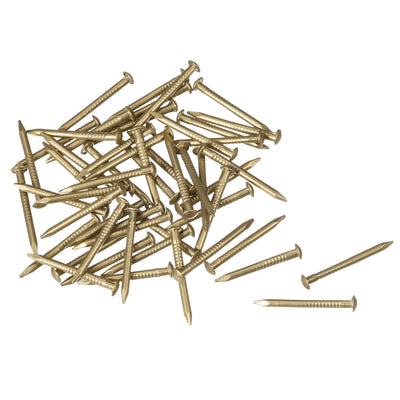 Harfington Uxcell Small Tiny Brass Nails, for DIY Pictures Wooden Boxes Household Accessories