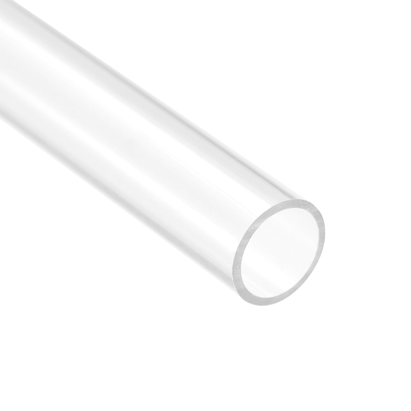 Uxcell Uxcell PC Rigid Round Clear Tubing 18mm(0.7 Inch)IDx20mm(0.79 Inch)ODx610mm(2Ft) Length Plastic Tube 3pcs