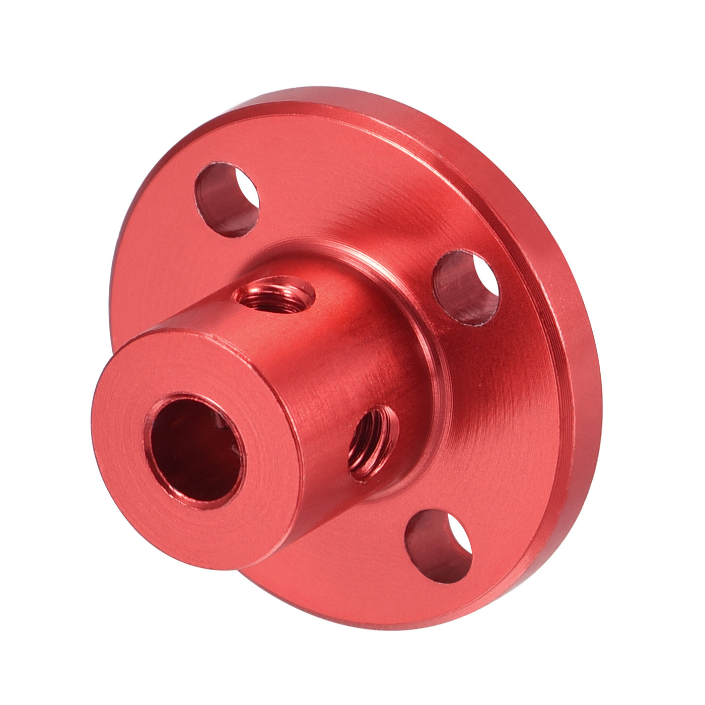 Uxcell Uxcell 3mm Dia H13xD10 Rigid Flange Coupling Motor Shaft Coupler DIY Red