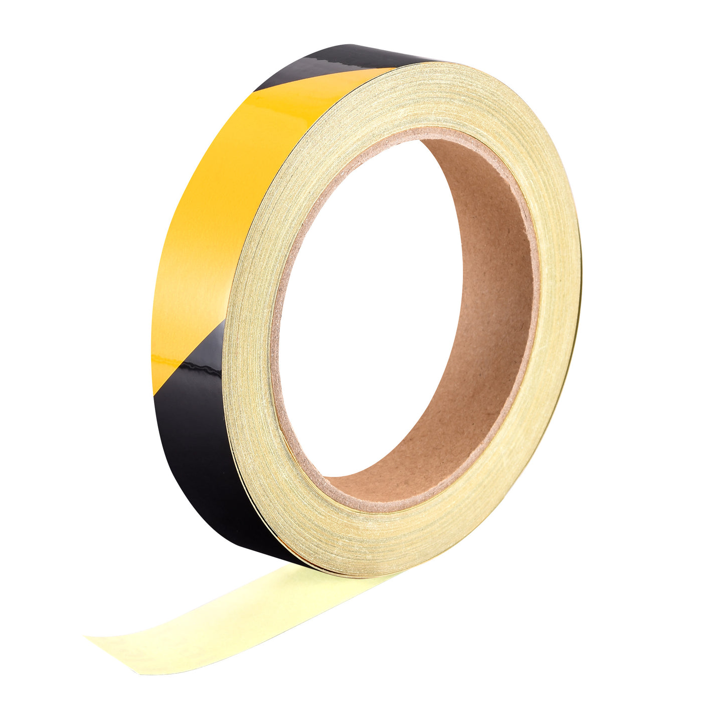 uxcell Uxcell Reflective Tape Yellow Black, 20mm x 25m, Outdoor Waterproof Warning Tape For Bikes, RV, and Boat Striping Marking