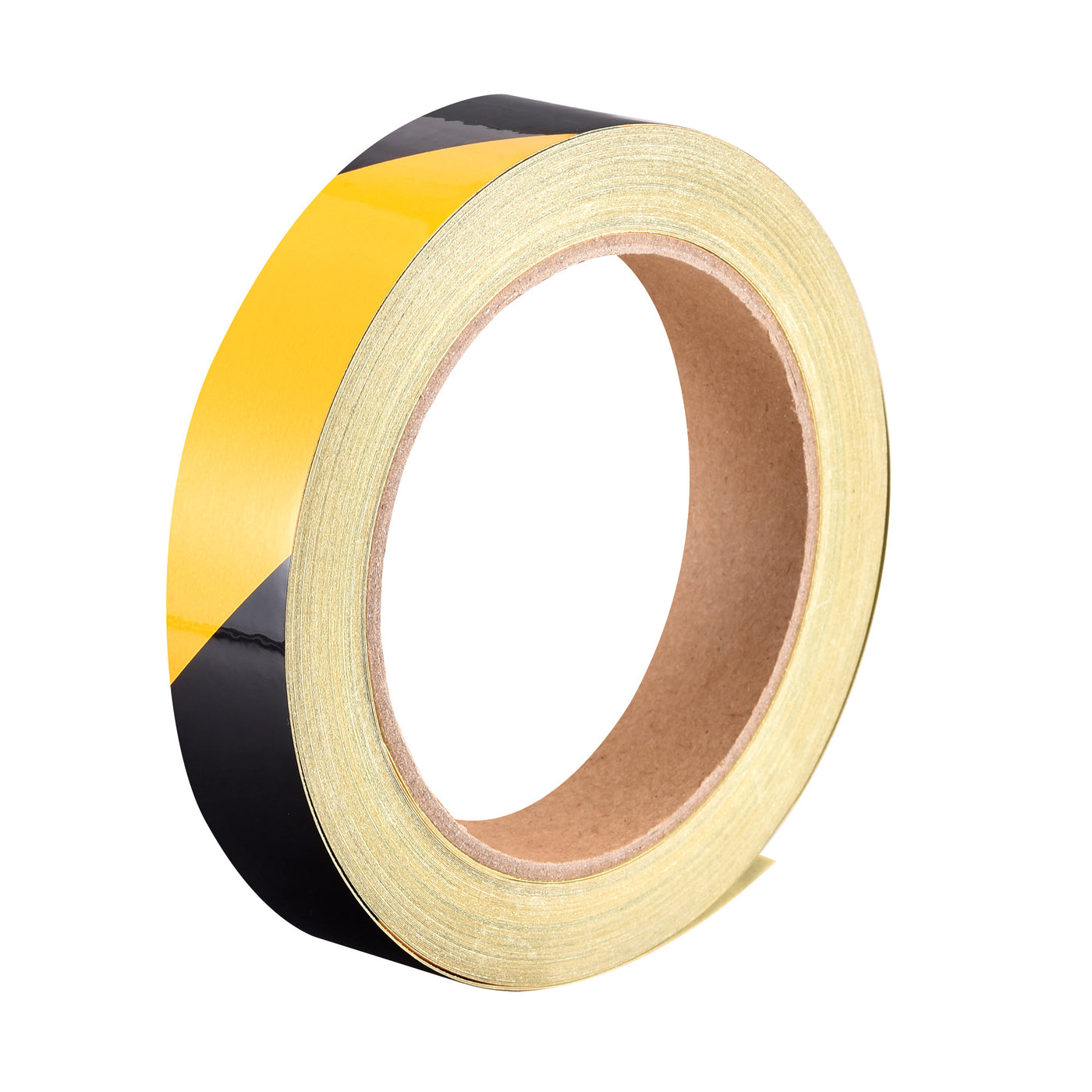 uxcell Uxcell Reflective Tape Yellow Black, 20mm x 25m, Outdoor Waterproof Warning Tape For Bikes, RV, and Boat Striping Marking