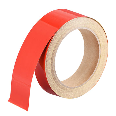 Harfington Uxcell Reflective Tape Red, 50mm x 25m, Outdoor Waterproof Warning Tape For Bikes, RV, and Boat Striping Marking