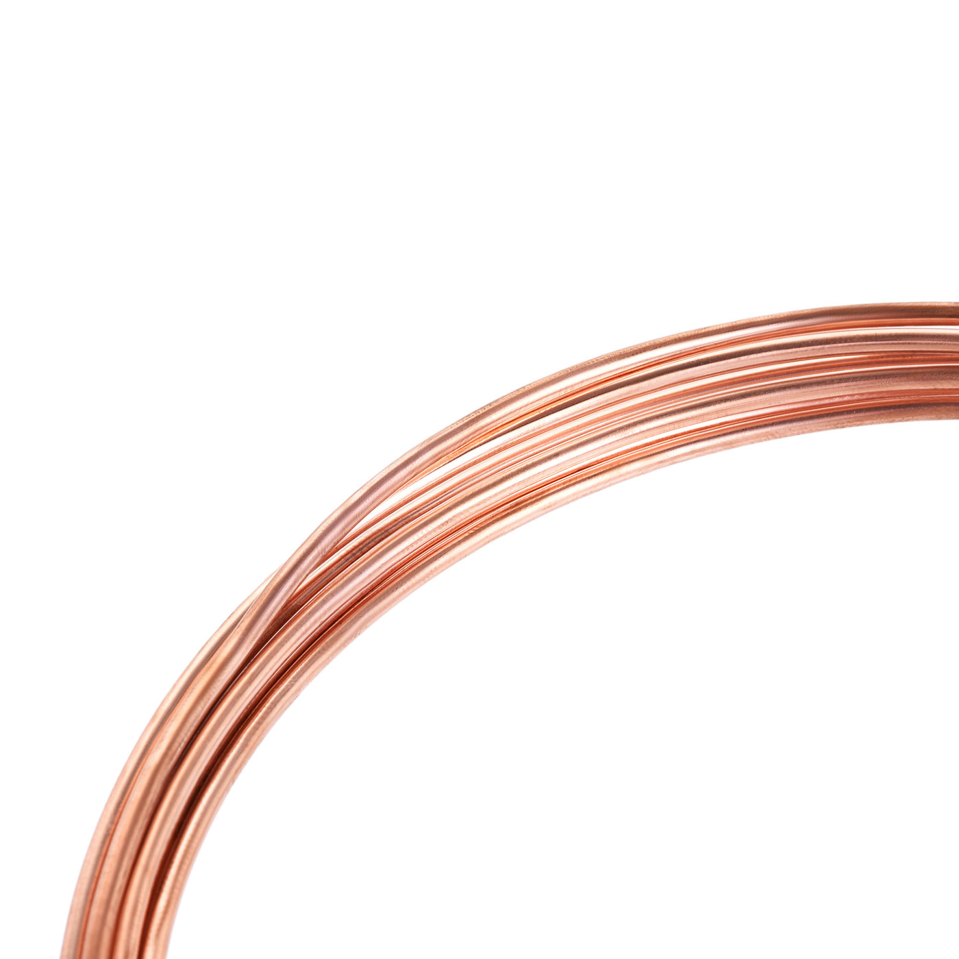 uxcell Uxcell Refrigeration Tubing 1.8mm OD 0.8mm ID 6.5Ft Length Copper Tubing Coil