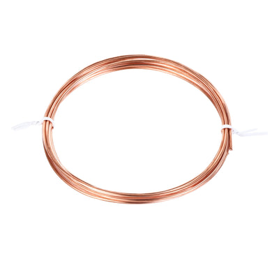 Harfington Uxcell Refrigeration Tubing 1.8mm OD 0.8mm ID 9.8Ft Length Copper Tubing Coil