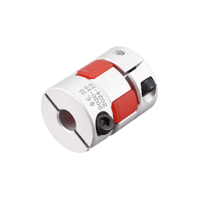 Harfington Uxcell 4mm to 6mm Bore L31xD20 Flexible  Coupler Shaft Joint for Servo Motor