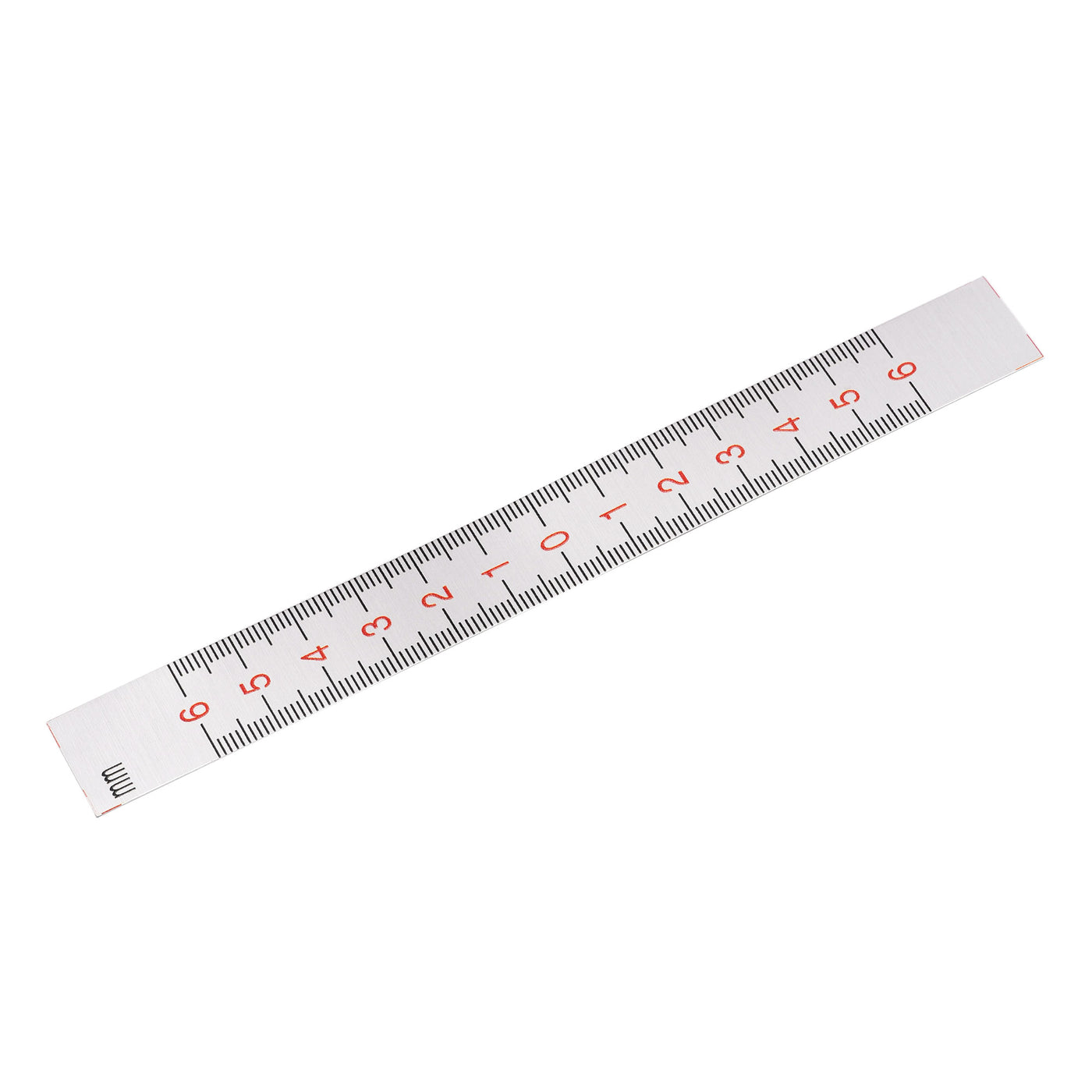 uxcell Uxcell Center Finding Ruler 60mm-0-60mm Table Sticky Adhesive Tape Measure, Aluminum Track Ruler with Holes, (from the middle).