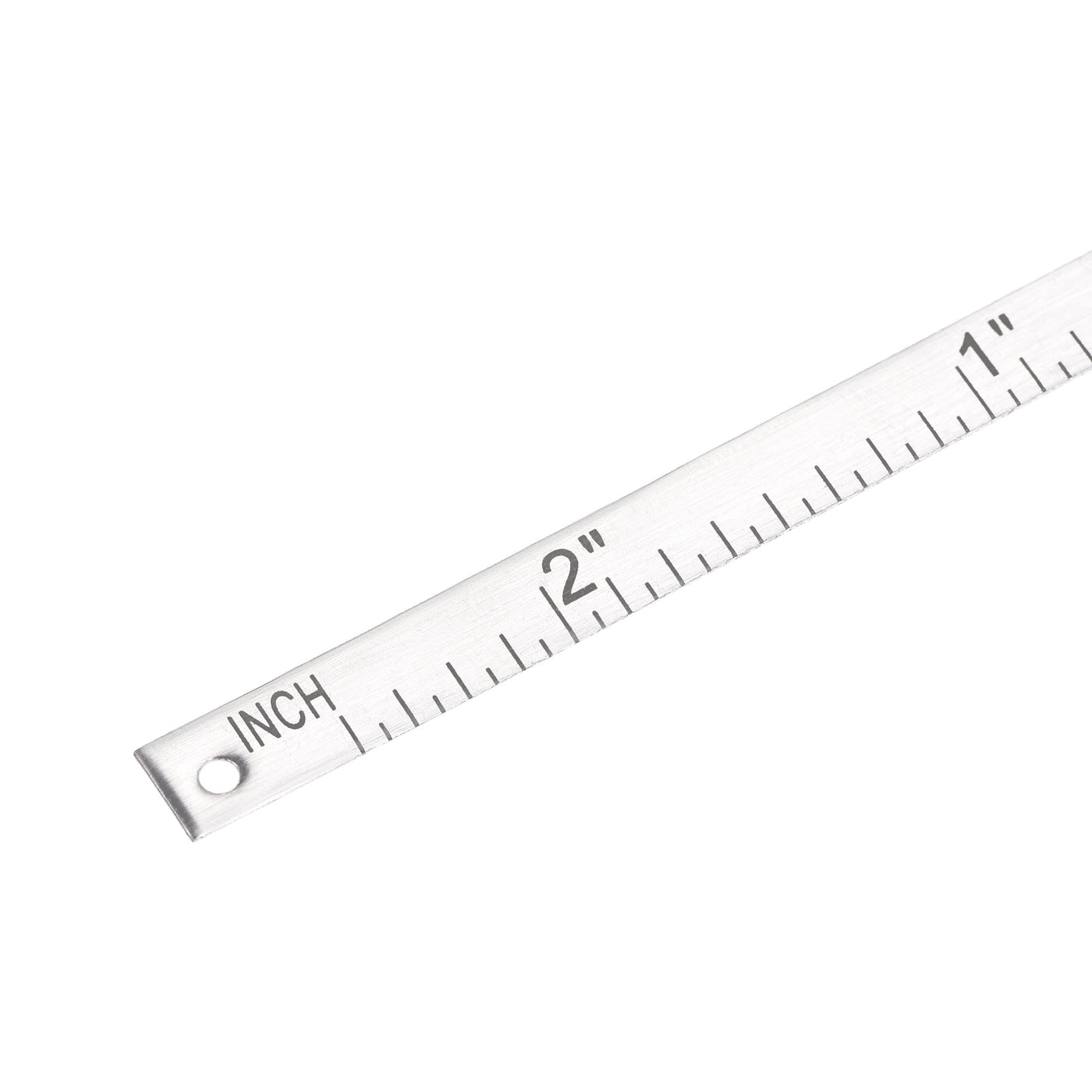 uxcell Uxcell Center Finding Ruler 2-inch Table Sticky Adhesive Tape Measure, Aluminum Track Ruler with Holes, (from the middle).