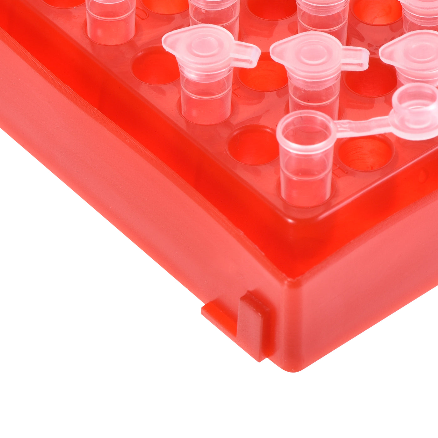 uxcell Uxcell Centrifuge Tube Rack Box, 96-Well for 0.2ml Tubes Red Yellow Green 3in1 Set