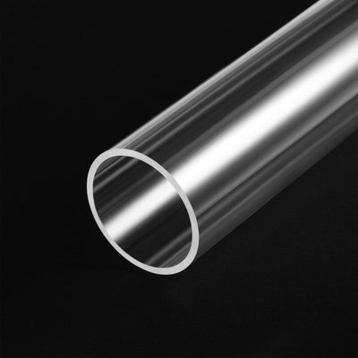Harfington Uxcell Rigid Acrylic Pipe Round Tubes Tubing