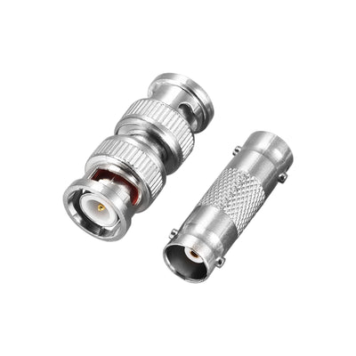 Harfington Uxcell BNC Male Female Jack Adapter Set RF Coaxial Connector for CCTV, Male-Male 5pcs & Female-Female 5pcs