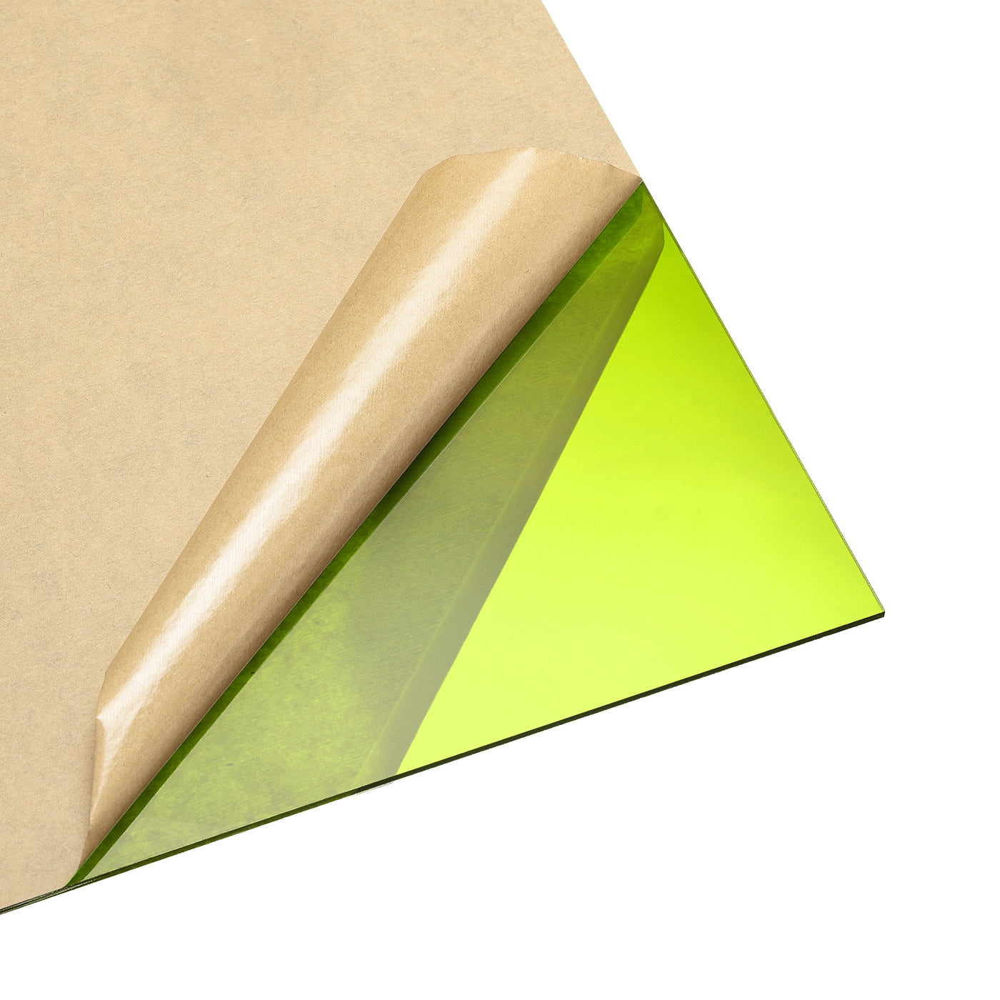 uxcell Uxcell Green Clear Cast Acrylic Sheet,12" x 12",3mm Thick,Plastic PMMA Acrylic Board