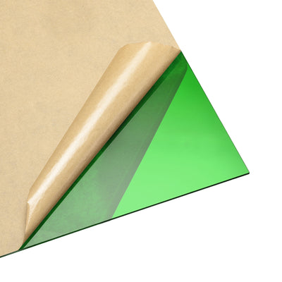 Harfington Uxcell Dark Green Clear Cast Acrylic Sheet,12" x 12",3mm Thick,Plastic Acrylic Board