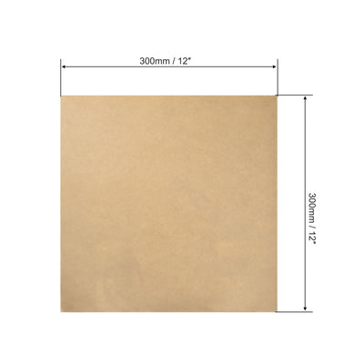 Harfington Uxcell Red Clear Cast Acrylic Sheet,12" x 12",3mm Thick,Plastic PMMA Acrylic Board