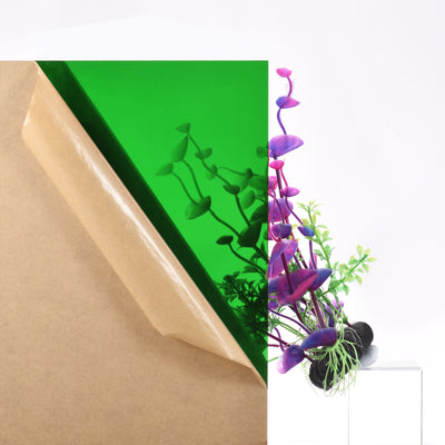 Harfington Uxcell 2pcs Dark Green Clear Cast Acrylic Sheet,12" x 12",3mm Thick,Plastic Board