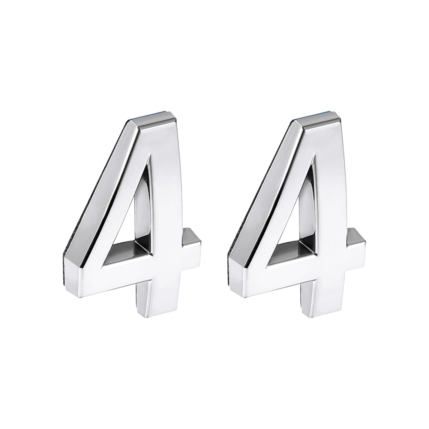 Uxcell Uxcell Self Adhesive House Number, 2.76 Inch ABS Plastic Number 5 for House Hotel Mailbox Address Sign Silver Tone 2 Pcs