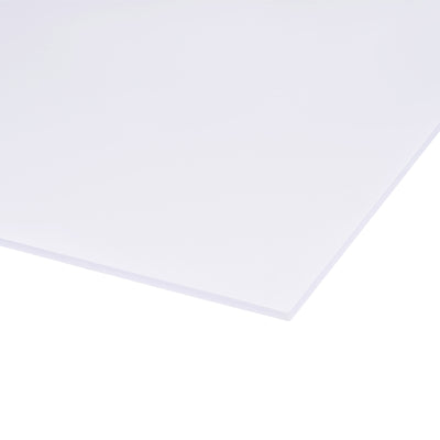 Harfington Uxcell PVC Foam Board Sheet,3mm x 300mm x 300mm,White,Double Sided,Expanded PVC Sheet