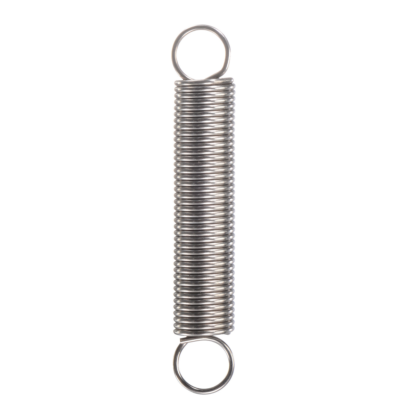 Uxcell Uxcell 1mmx10mmx50mm Extended Compression Spring,3.4Lbs Load Capacity,Silver,5pcs