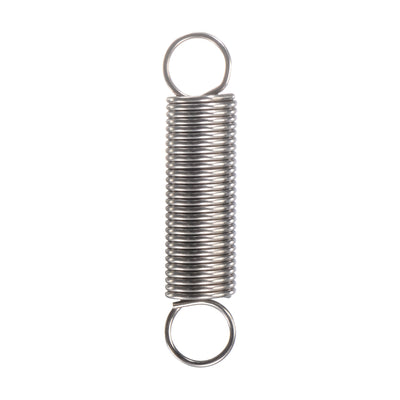 Harfington Uxcell 1mmx10mmx50mm Extended Compression Spring,3.4Lbs Load Capacity,Silver,5pcs
