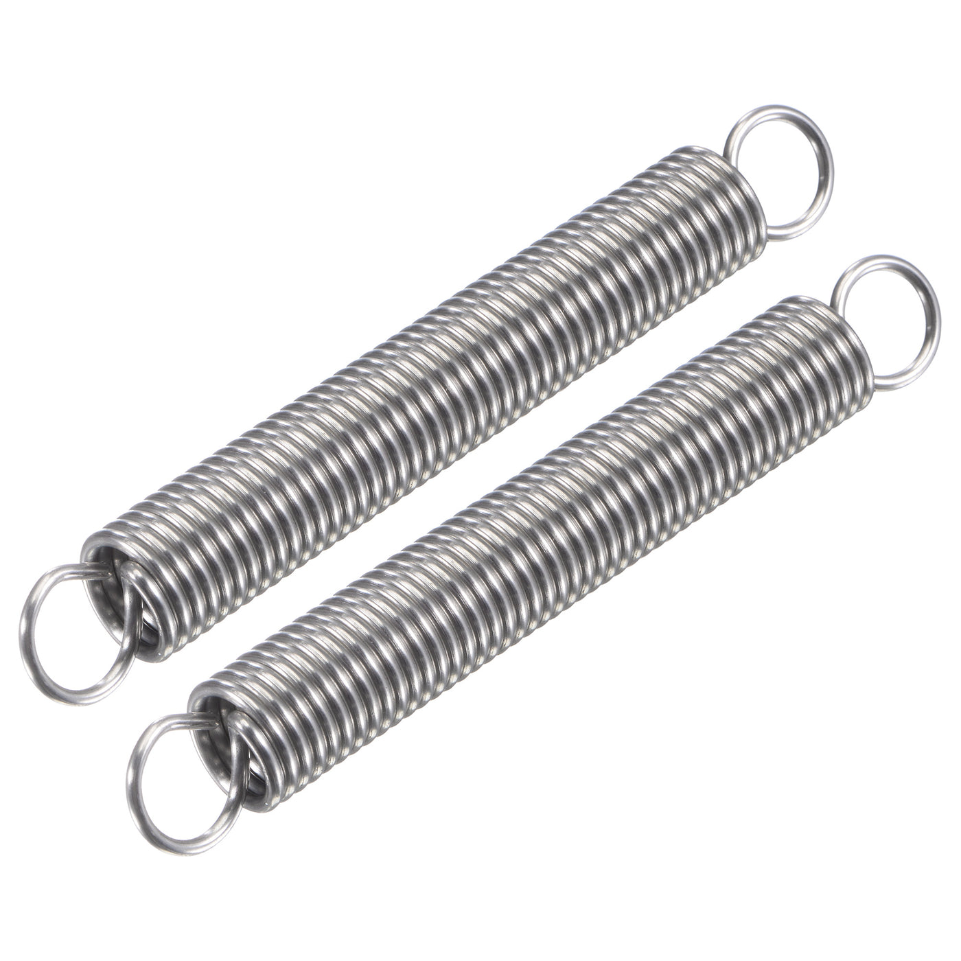 Uxcell Uxcell 1.5mmx12mmx60mm Extended Compression Spring,8.6Lbs Load Capacity,Silver,2pcs