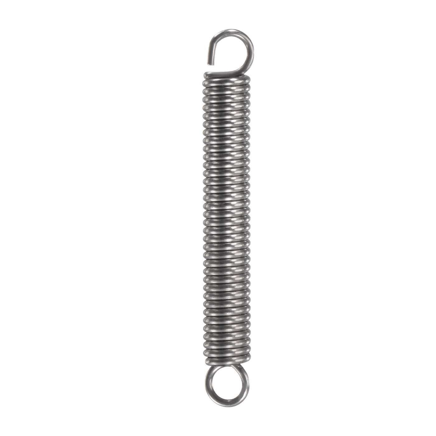 Uxcell Uxcell 1mmx6mmx50mm Extended Compression Spring,5.3Lbs Load Capacity,Silver,5pcs
