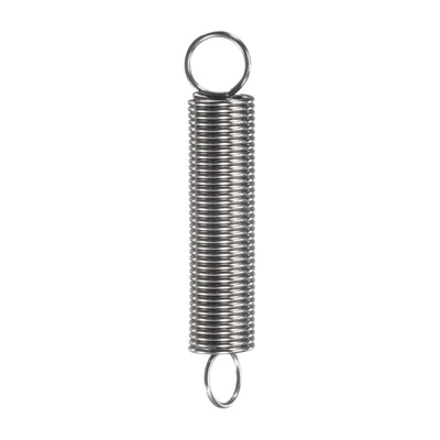 Harfington Uxcell 0.8mmx8mmx70mm Extended Compression Spring,2.9Lbs Load Capacity,Silver,5pcs