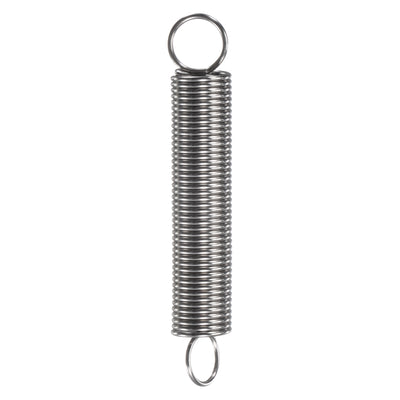 Harfington Uxcell 0.8mmx8mmx70mm Extended Compression Spring,2.9Lbs Load Capacity,Silver,5pcs